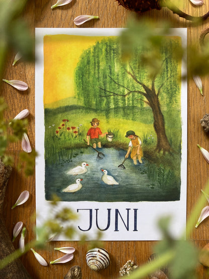 Monatskarten - Set von Ode Desjardins