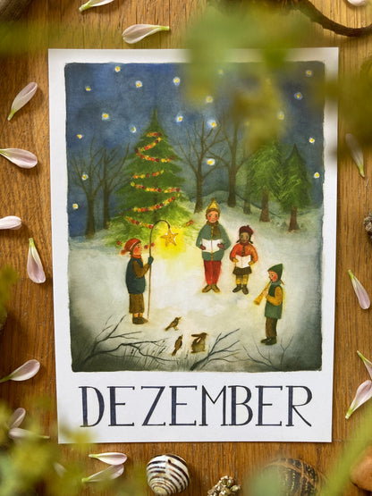 Monatskarten - Set von Ode Desjardins