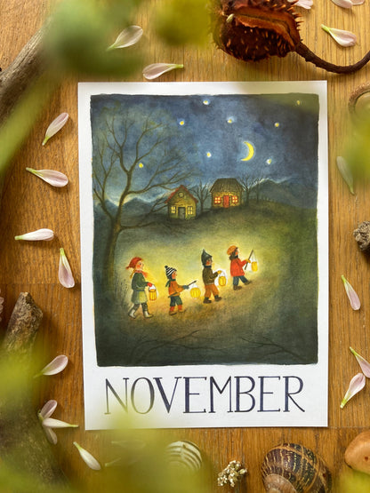 Monatskarten - Set von Ode Desjardins