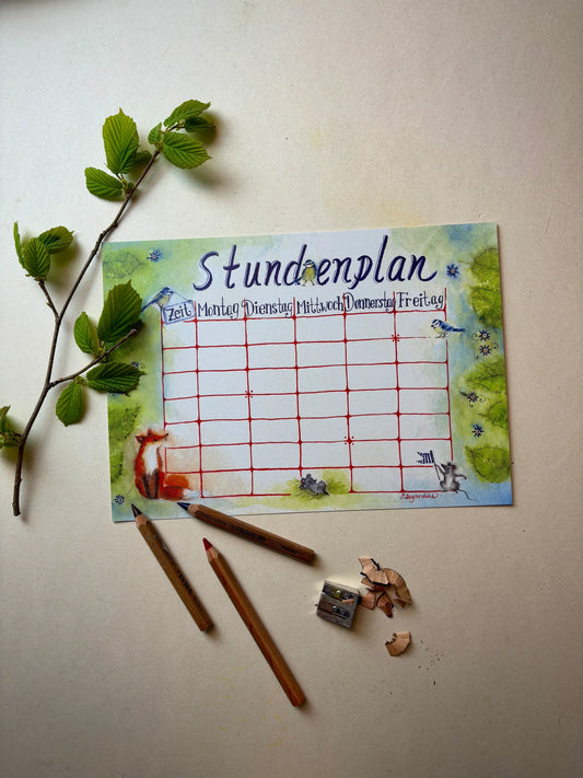Stundenplan A4 "Fuchs"