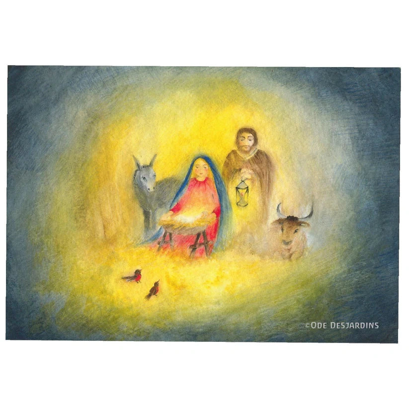 4er Kunstdruck-Set Weihnachtszeit von Ode Desjardins A5