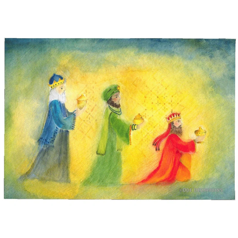 4er Kunstdruck-Set Weihnachtszeit von Ode Desjardins A5