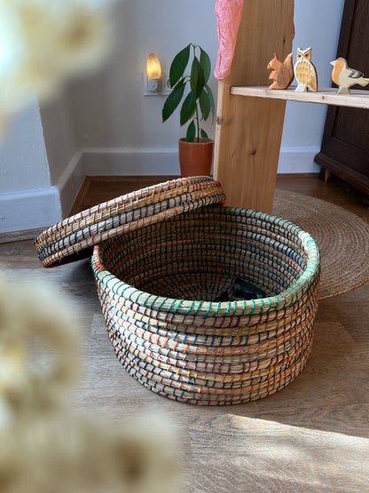 Korb mit Deckel 40x20