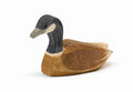 Ostheimer Kanadagans schwimmend, Holzfigur mit schwarzem Hals