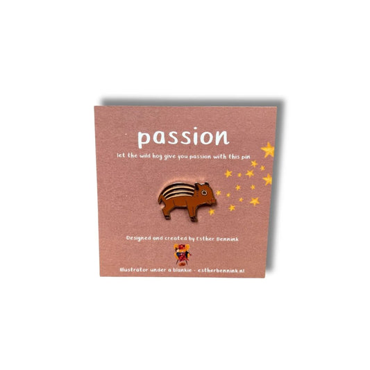 Anstecker Emaille Pin - passion