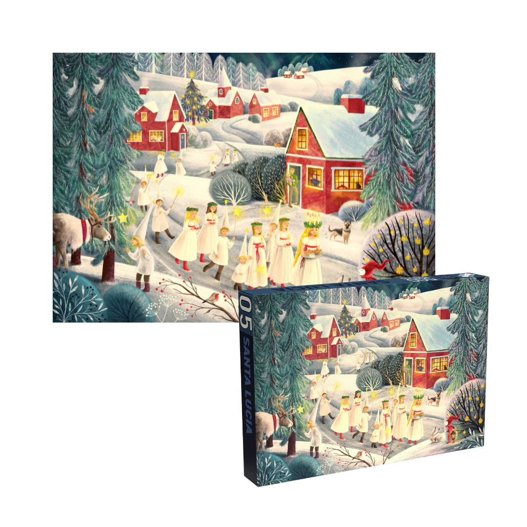 Puzzle Santa Lucia von Penny Puzzle 500 Teile, Motiv und Schachtel