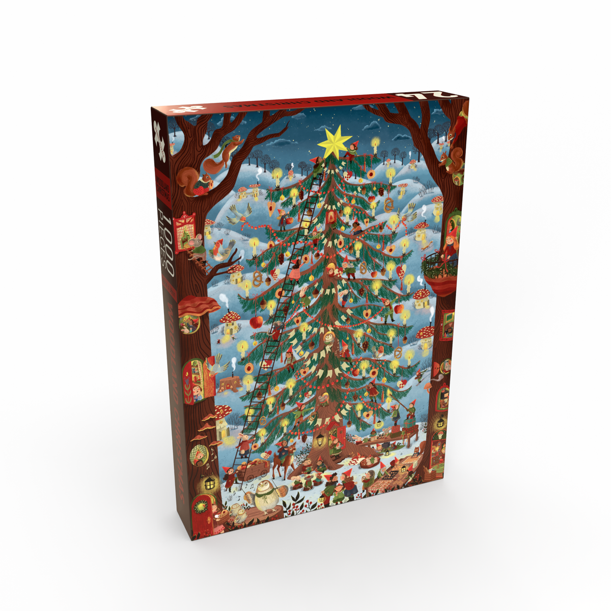 Puzzle Waldweihnacht von Penny Puzzle 1000 Teile, Schachtel