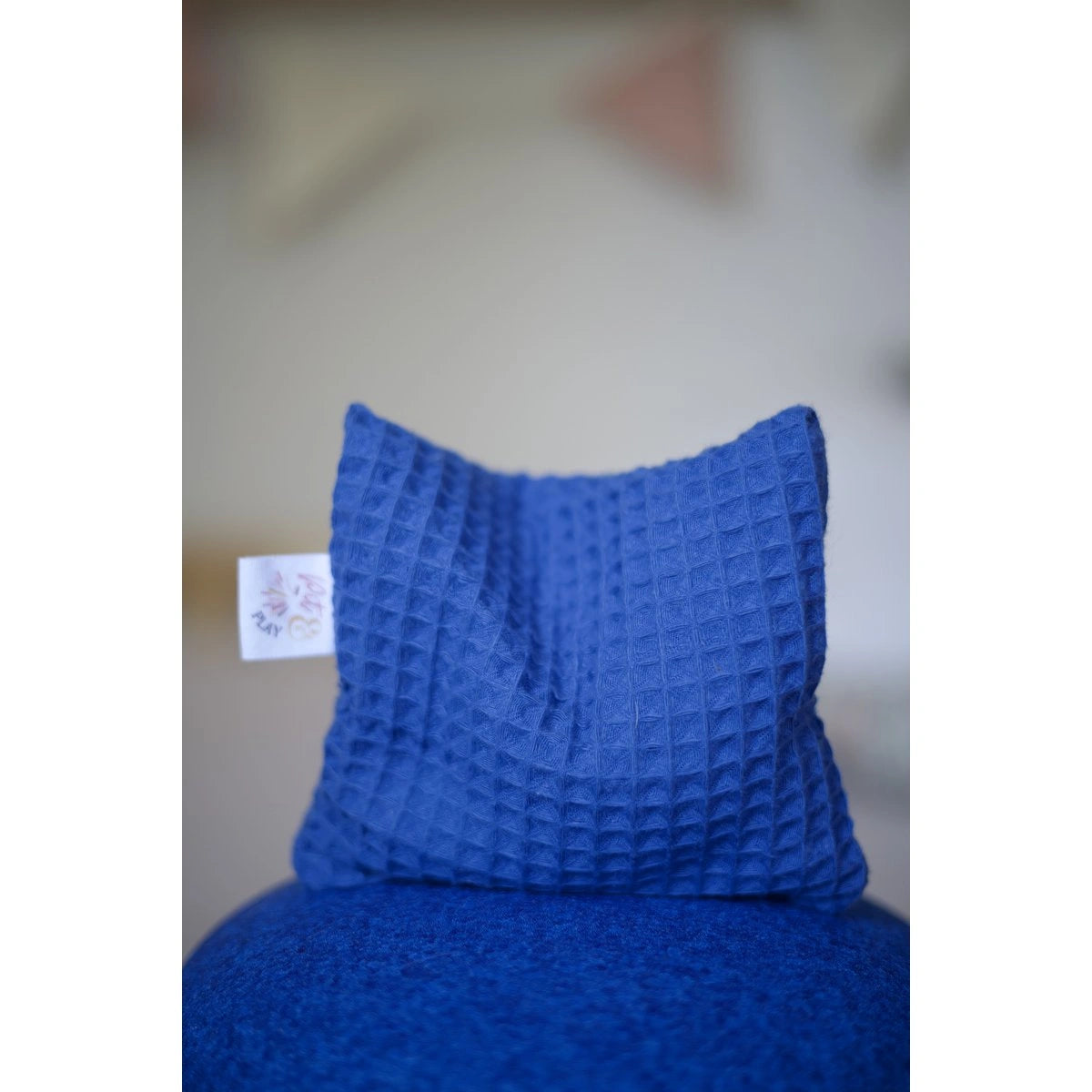 Sensorisches Kirschkernkissen - blau
