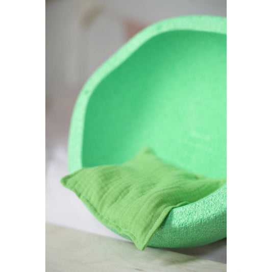 Sensorisches Kirschkernkissen - leuchtend grün