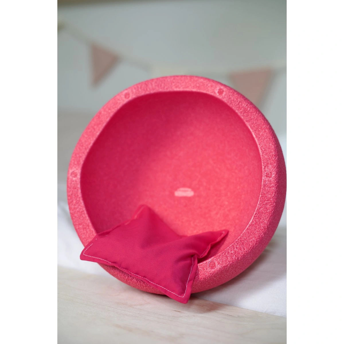 Sensorisches Kirschkernkissen - leuchtend pink fuchsia