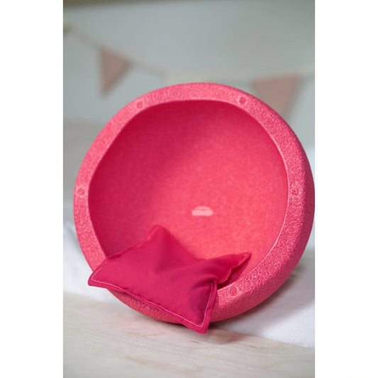 Sensorisches Kirschkernkissen - leuchtend pink fuchsia