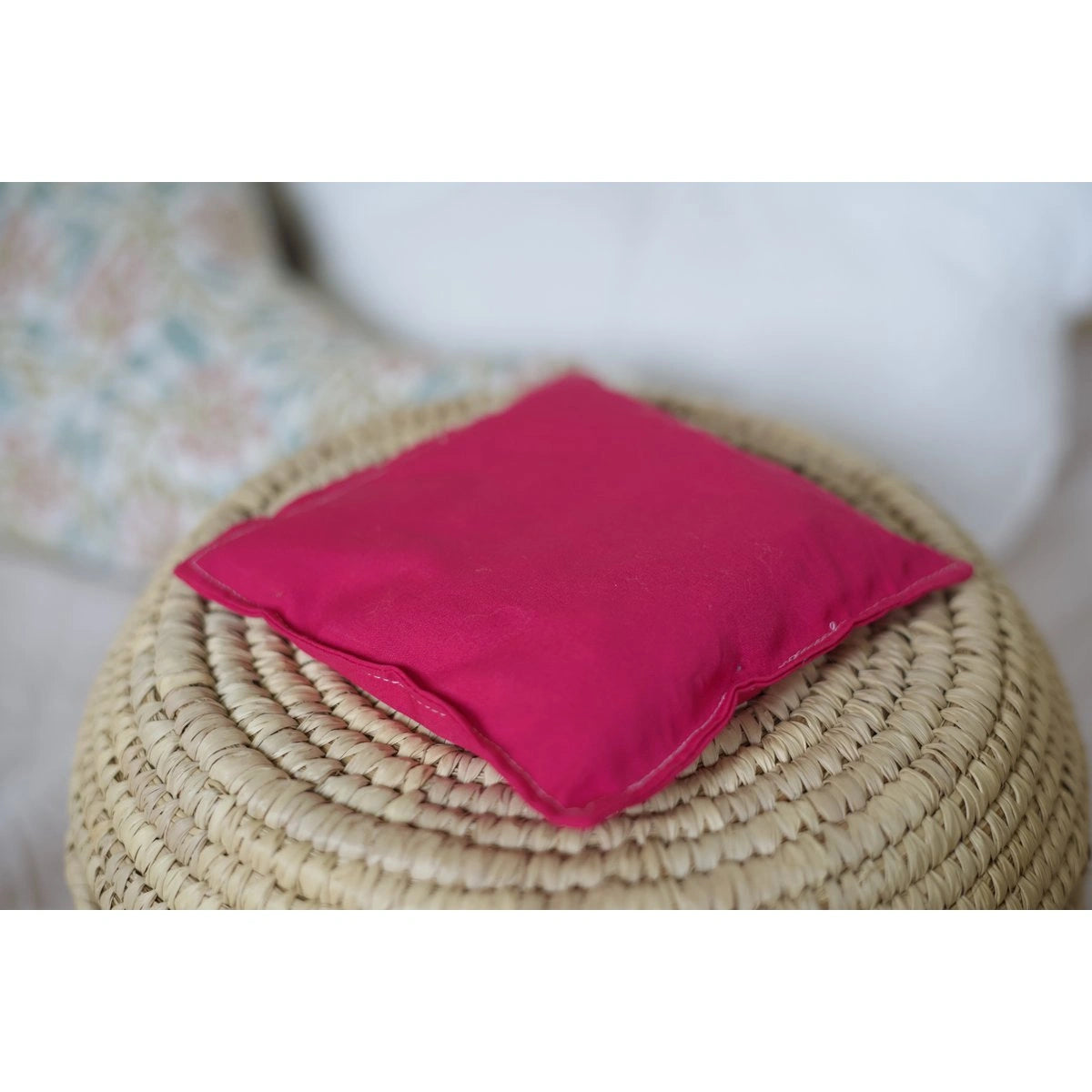 Sensorisches Kirschkernkissen - leuchtend pink fuchsia