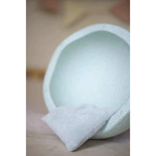 Sensorisches Kirschkernkissen - mintgrün pastell