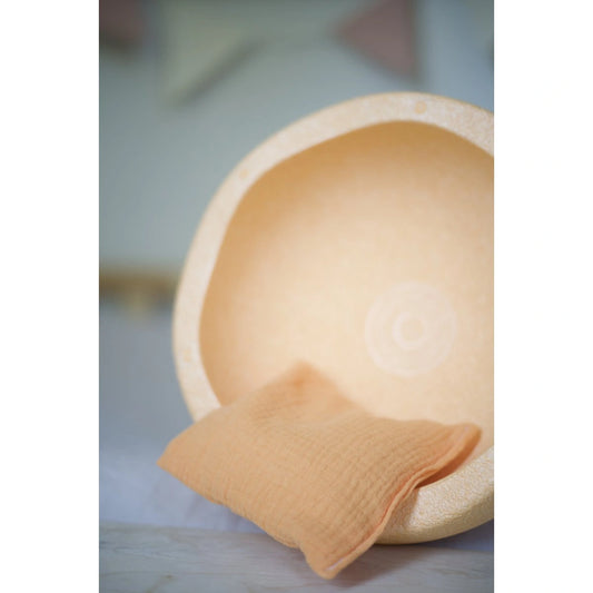 Sensorisches Kirschkernkissen - orange pastell