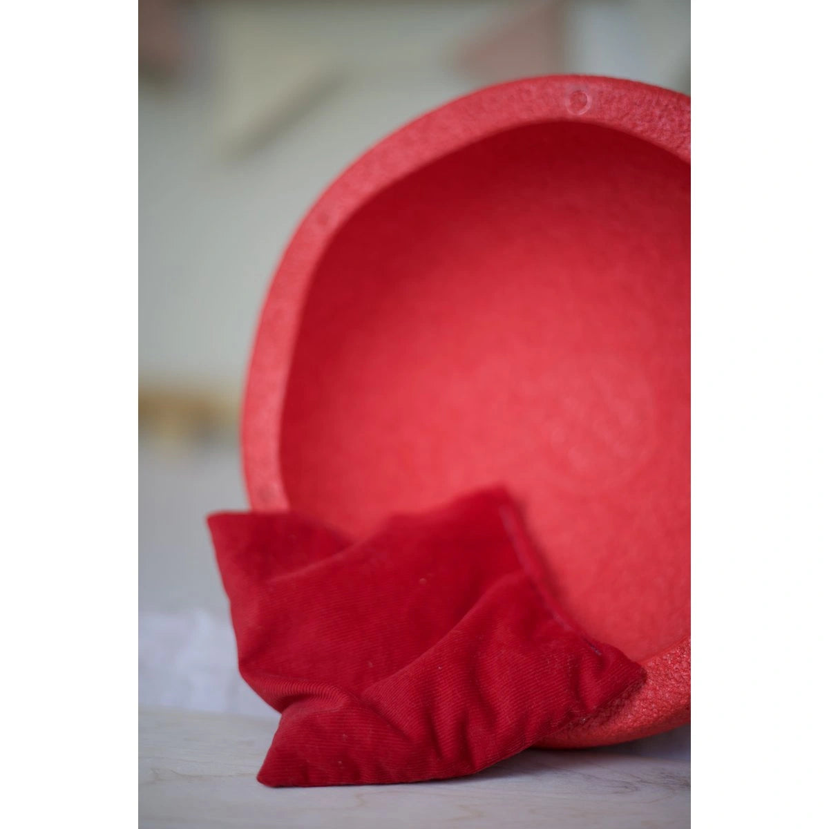 Sensorisches Kirschkernkissen - rot