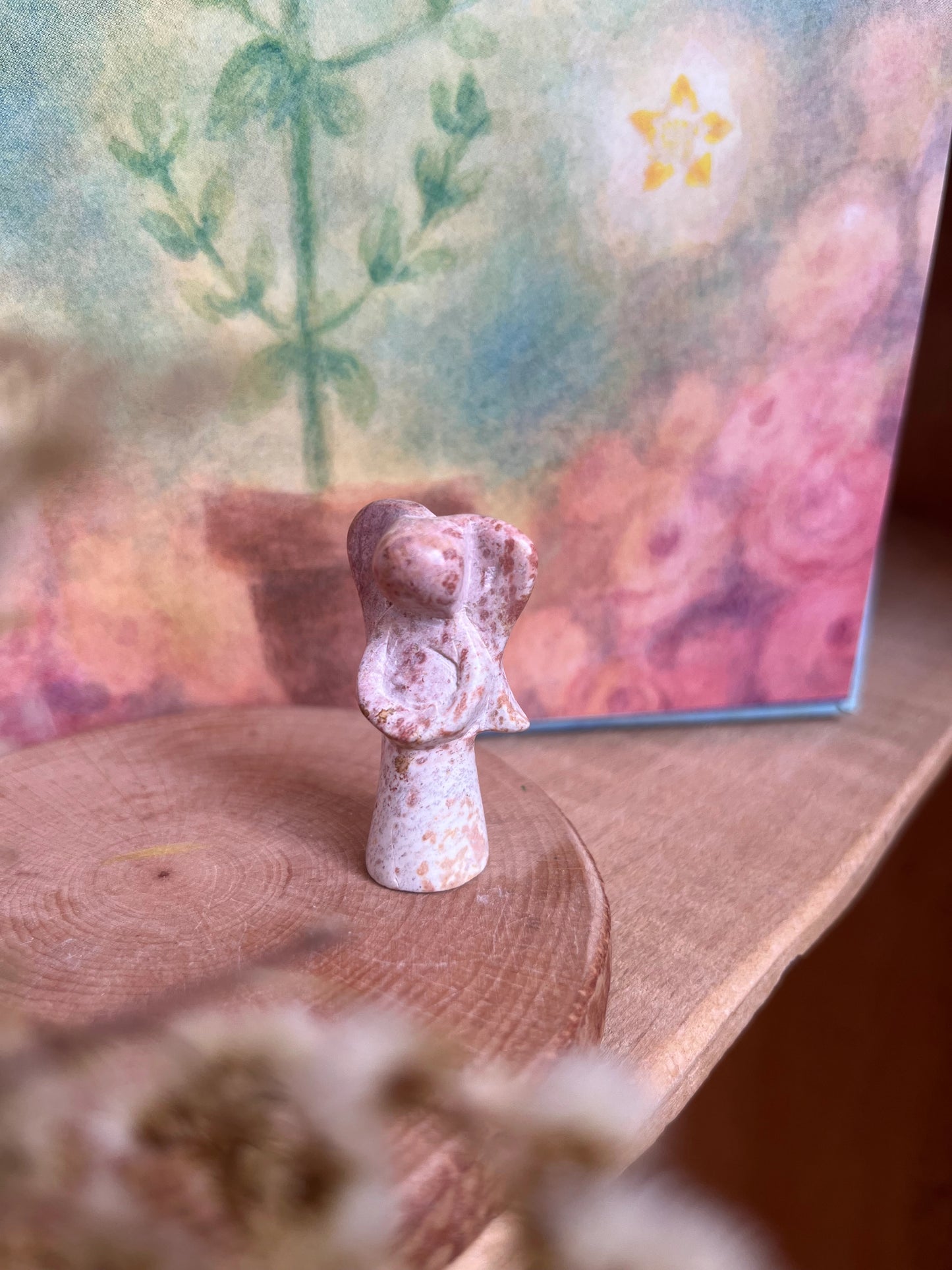 Kleiner Engel - Speckstein