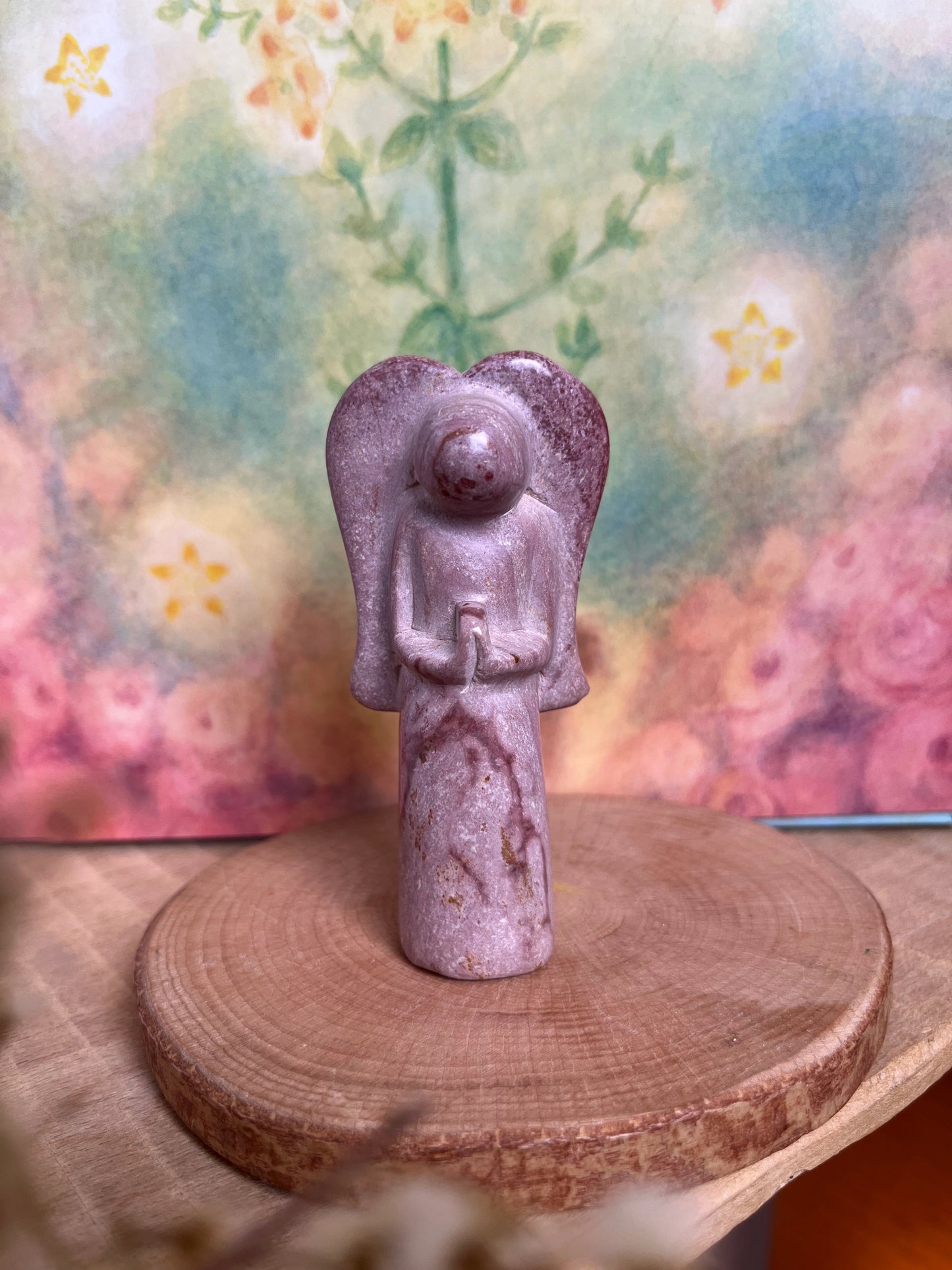 Engel mittelgroß - Speckstein