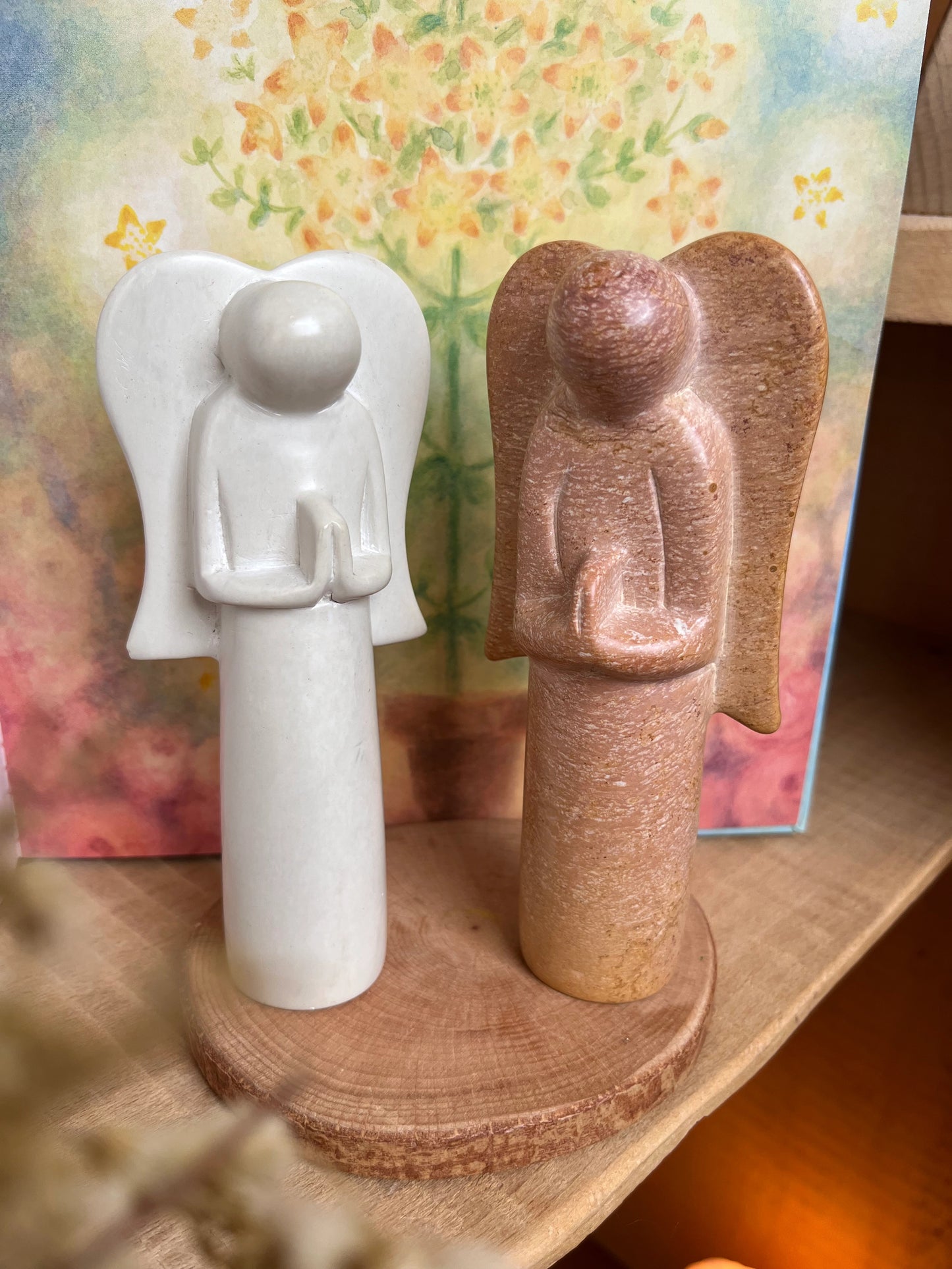 Engel mittelgroß - Speckstein