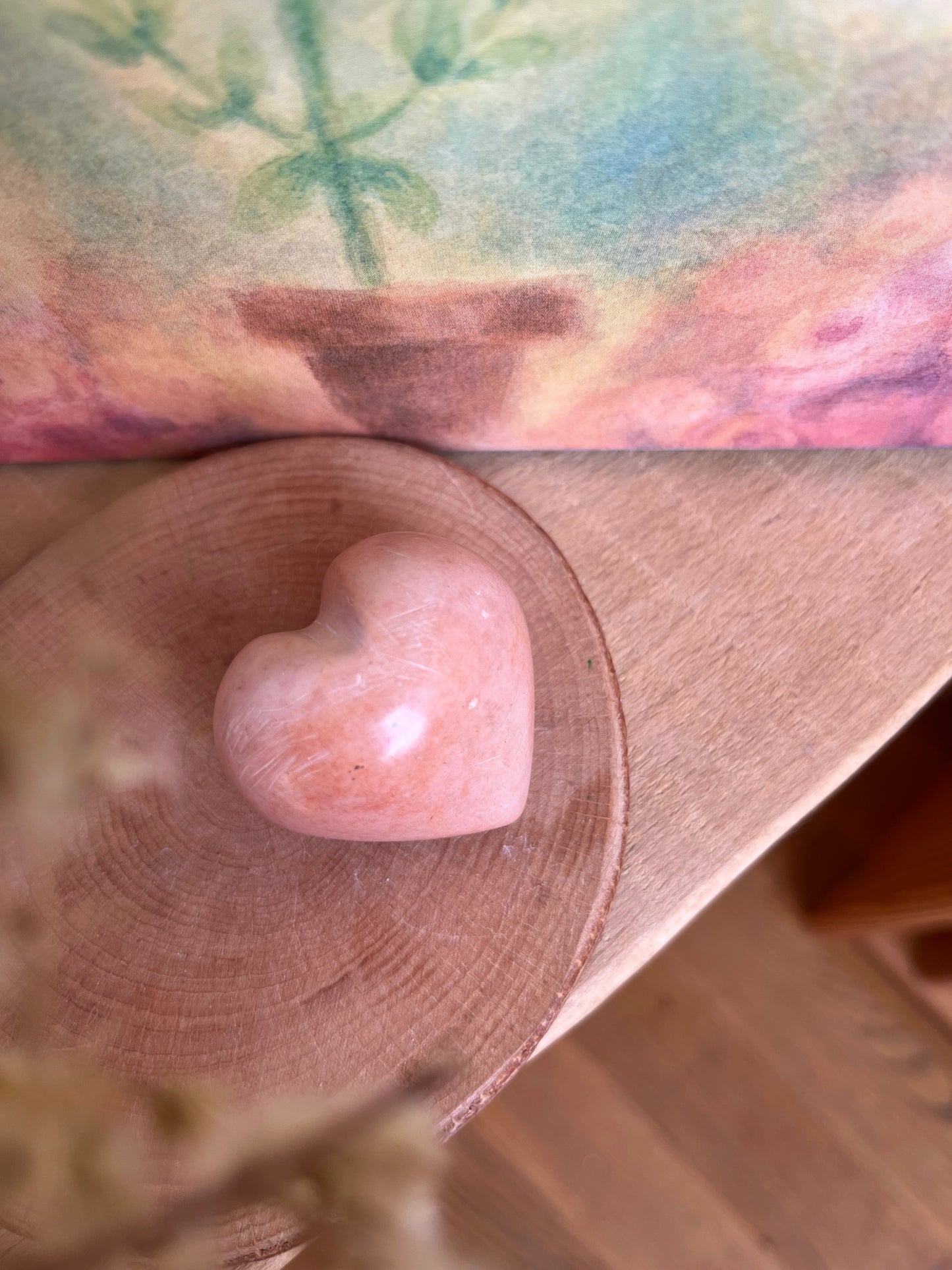 Mini-Herz natur - Speckstein