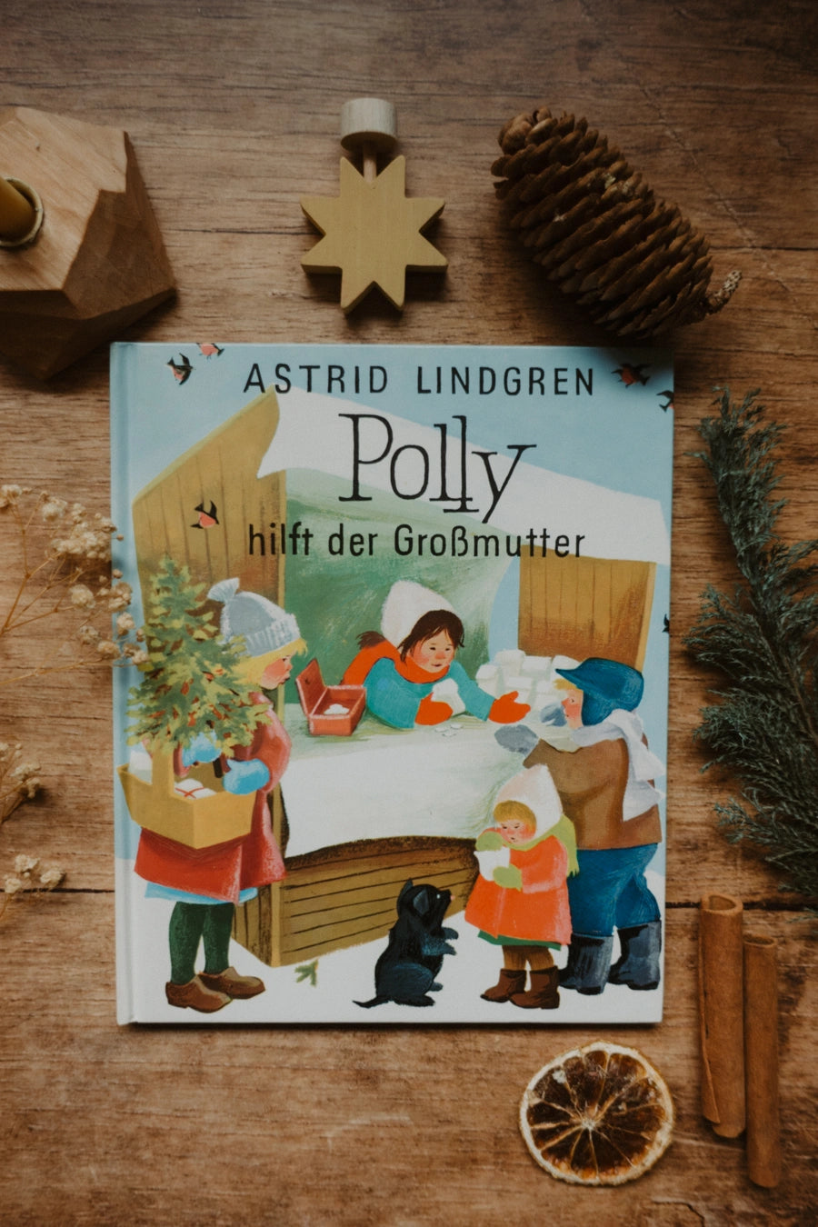 Bilderbuch Polly hilft der Großmutter von Astrid Lindgren, Cover