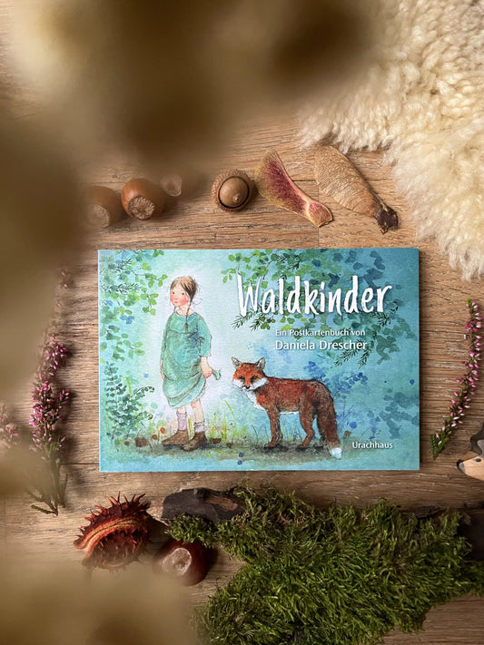 Postkartenbuch Waldkinder