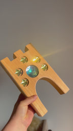 Holzburg Kleines Märchenschloss von Bauspiel 10 Teile