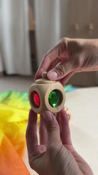 Milchzahndose Pastell aus Holz von Bauspiel