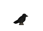 Holzfigur Rabe von HolzWald, schwarz