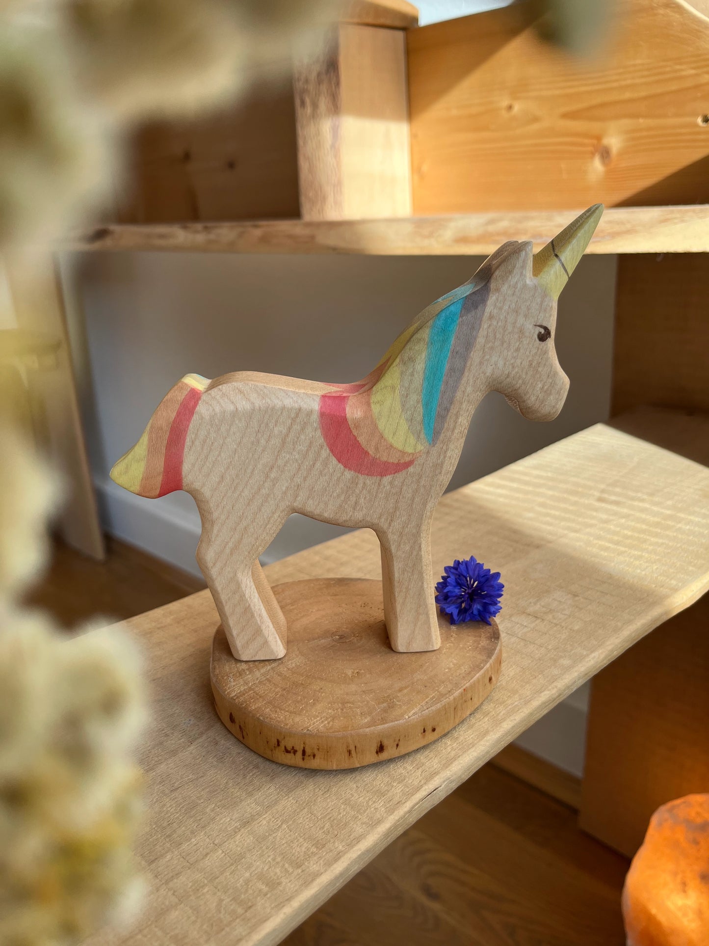 HolzWald Einhorn Regenbogen
