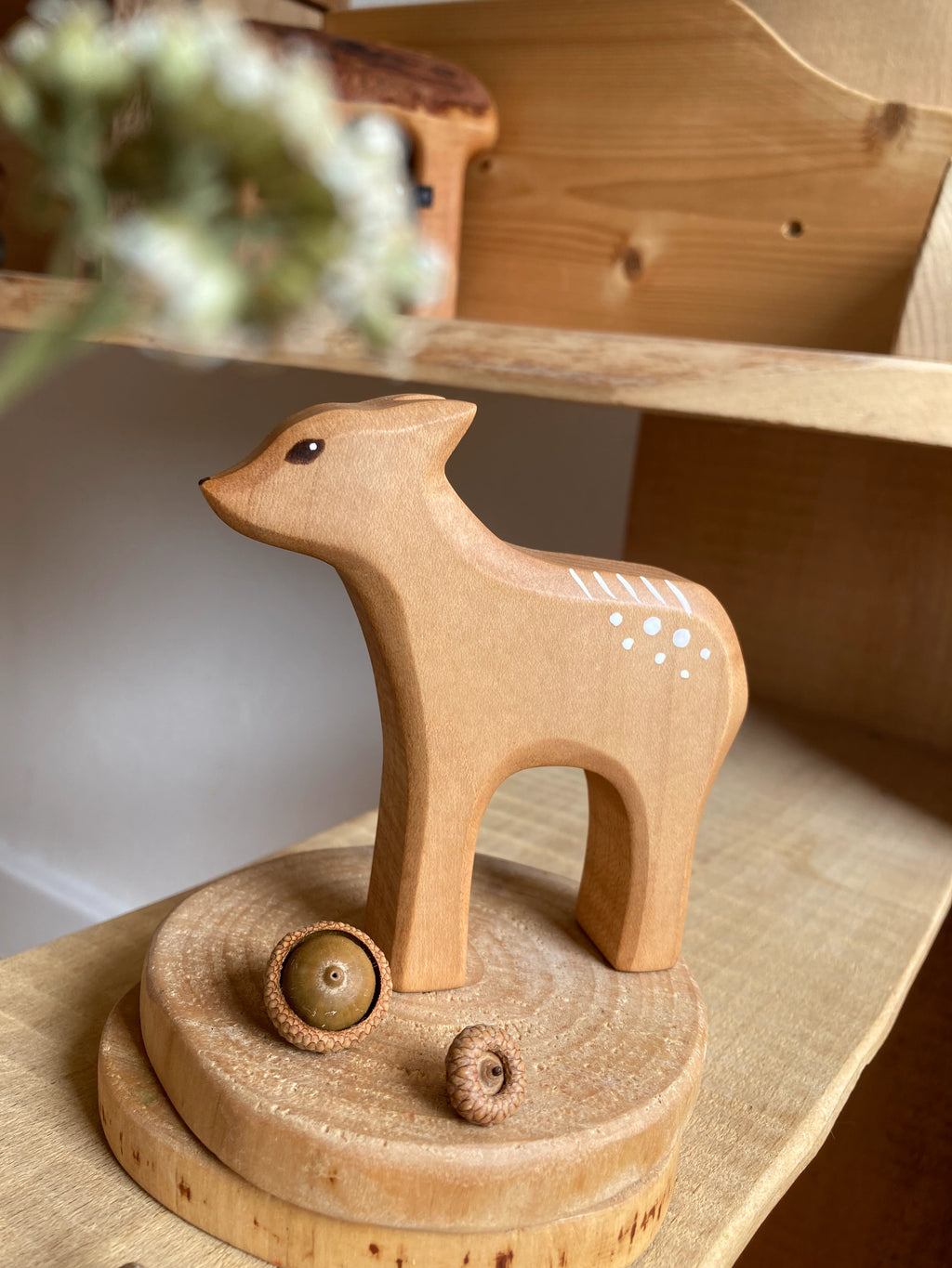 Holzfigur Reh von HolzWald, Foto