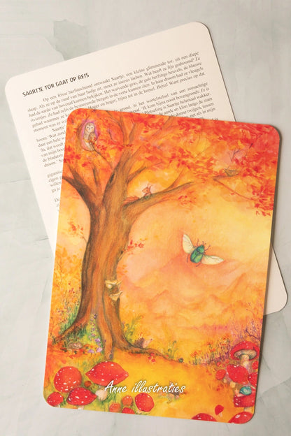 Erzählkarte - Saartje Tor geht auf Reisen A5