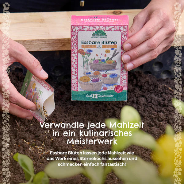 Saatgut-Set Essbare Blüten (BIO)