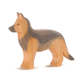 Ostheimer Schäferhund, Holzfigur eines schwarz-braunen Hundes