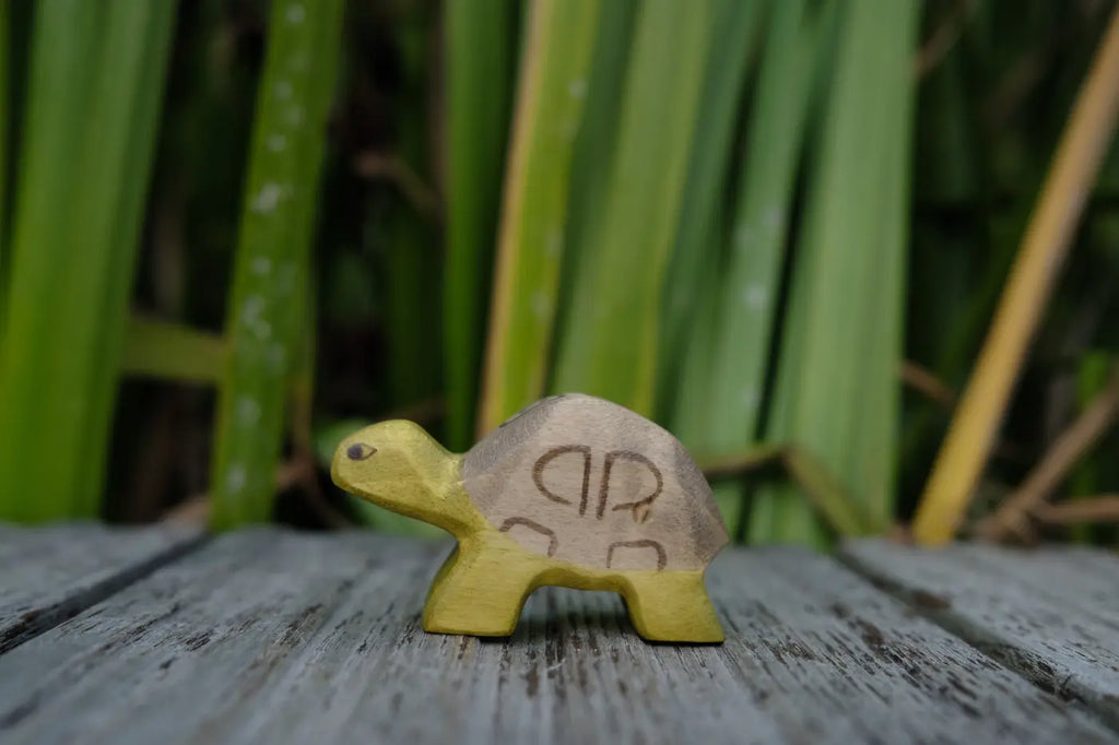 Holzfigur Schildkröte klein von HolzWald