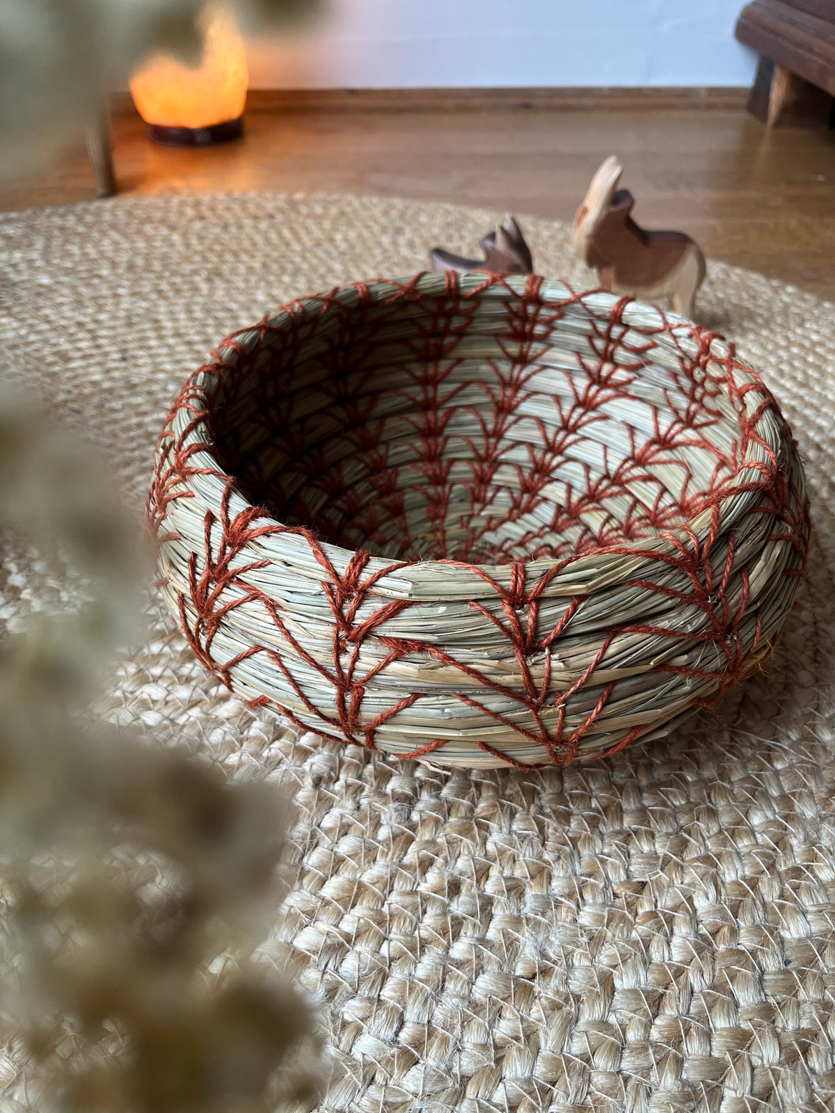 Korb Schmetterling von El Puente, 26 cm, Ansicht 3