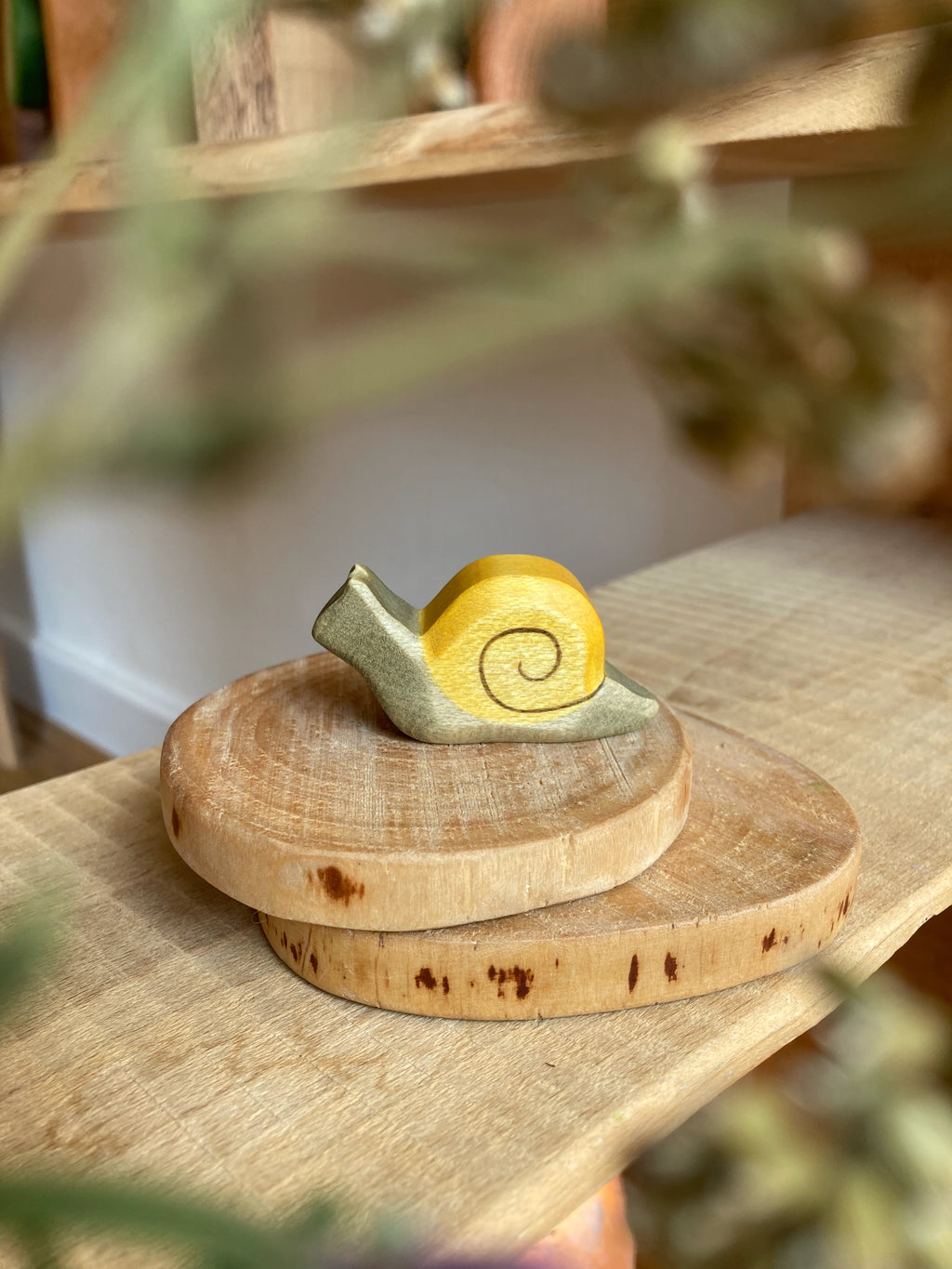 Holzfigur Schnecke klein von HolzWald, Foto