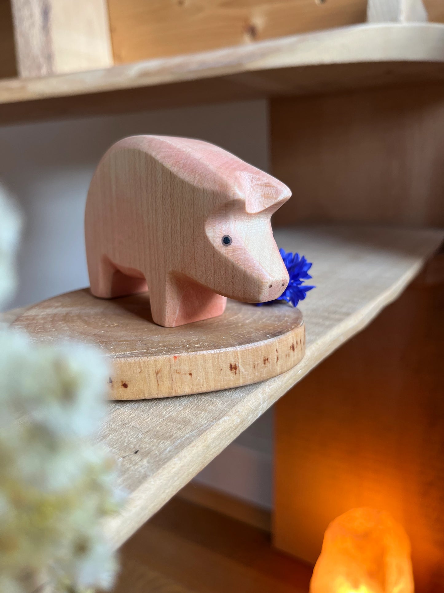 HolzWald Schwein Rüssel unten