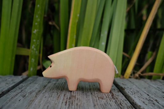 HolzWald Schwein Rüssel unten