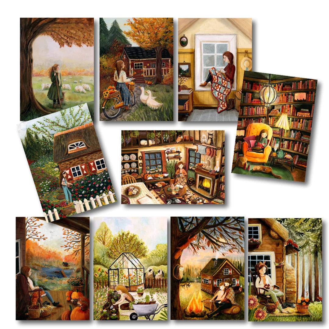 Kartenset self care mit Umschlägen - Esther Bennink