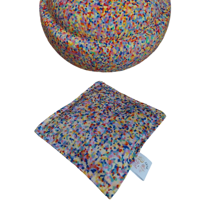 Sensorische Kirschkernkissen super confetti