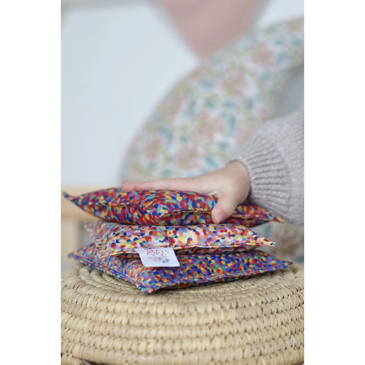 Sensorische Kirschkernkissen super confetti