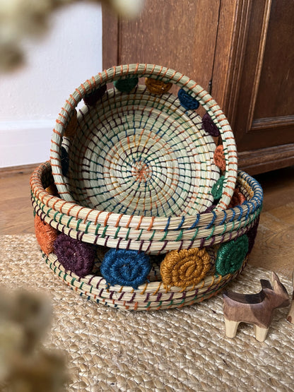 Körbe "Blumen" 2er-Set