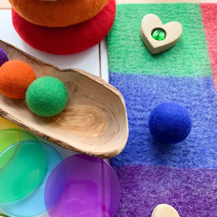 Filz - Spielmatte - Farbe sortieren