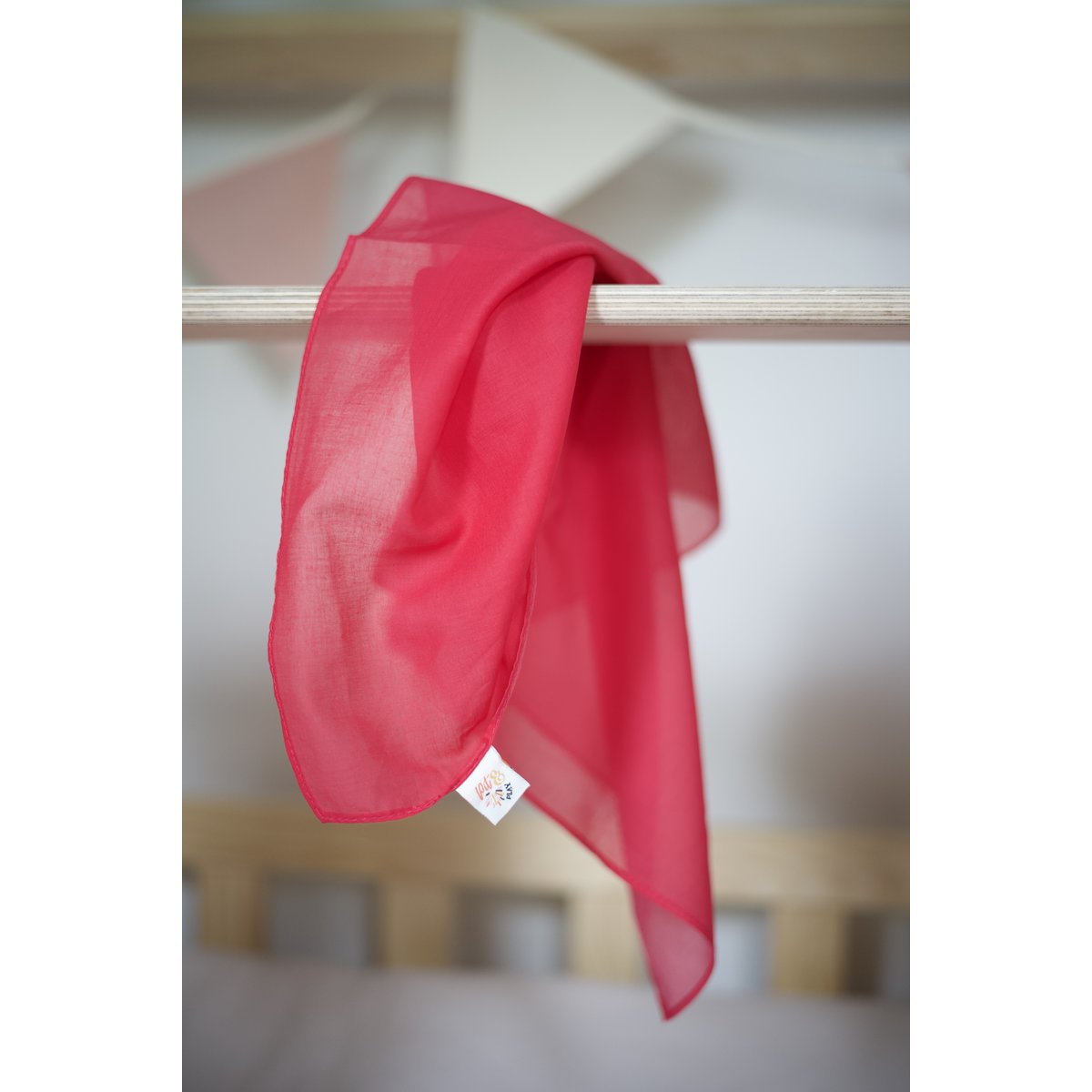 Spieltuch Baumwolle fuchsia pink 75x75
