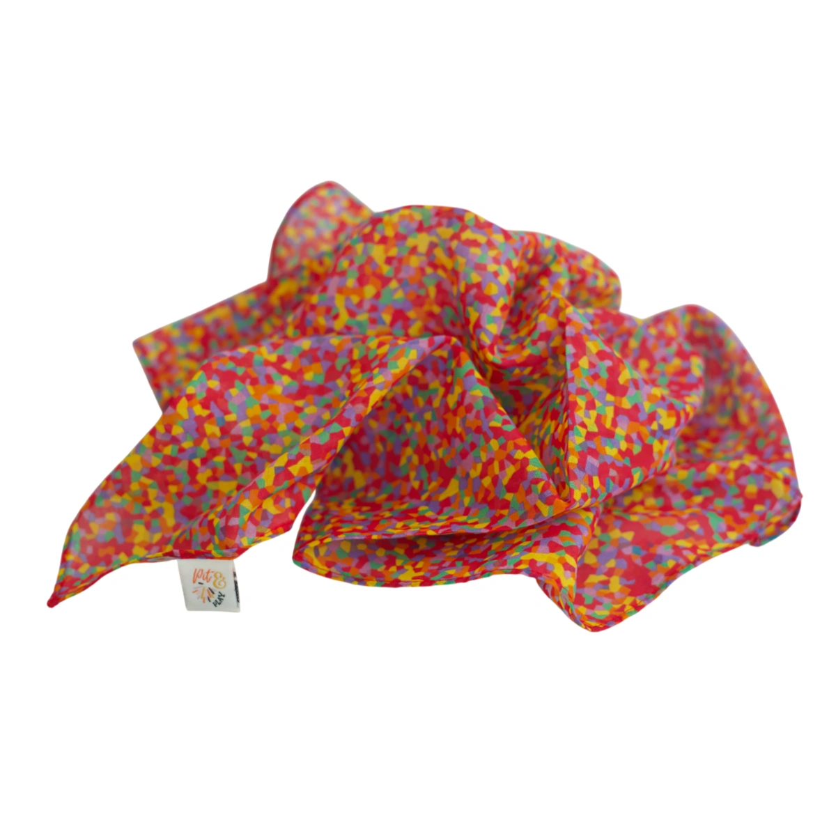 Spieltuch Baumwolle confetti 75x75