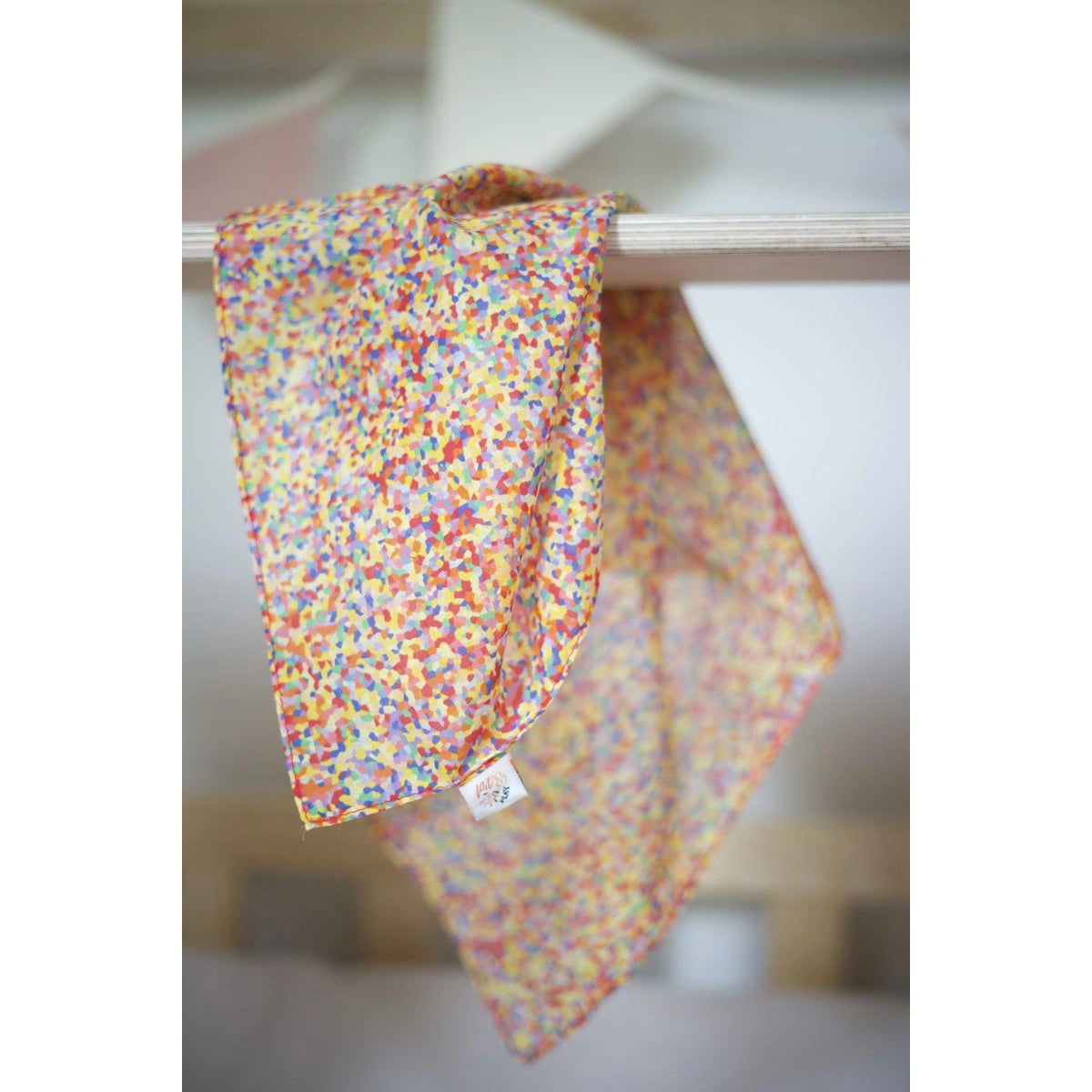 Spieltuch Baumwolle super confetti 75x75