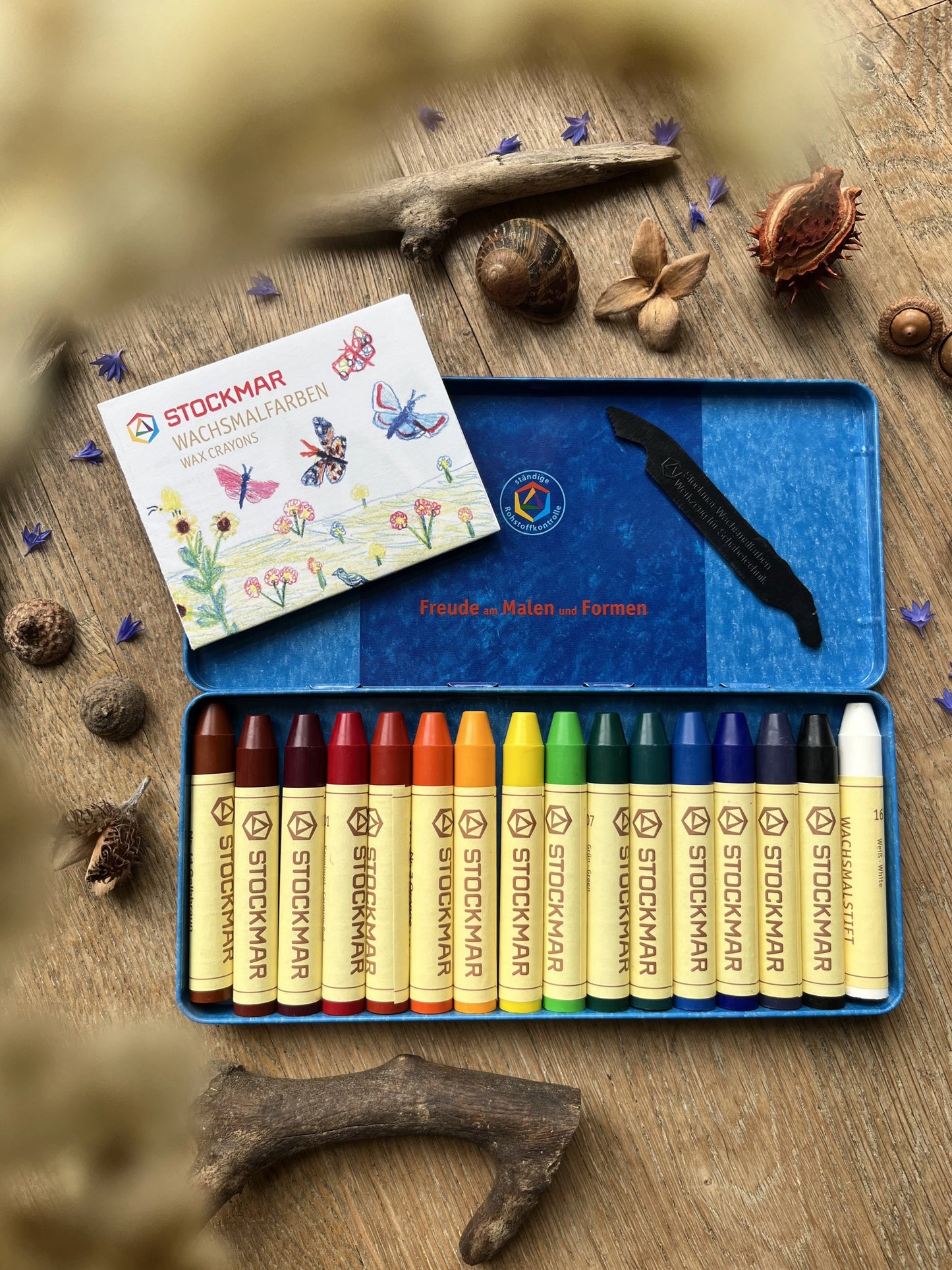 Stockmar 16 Stifte im Blechetui