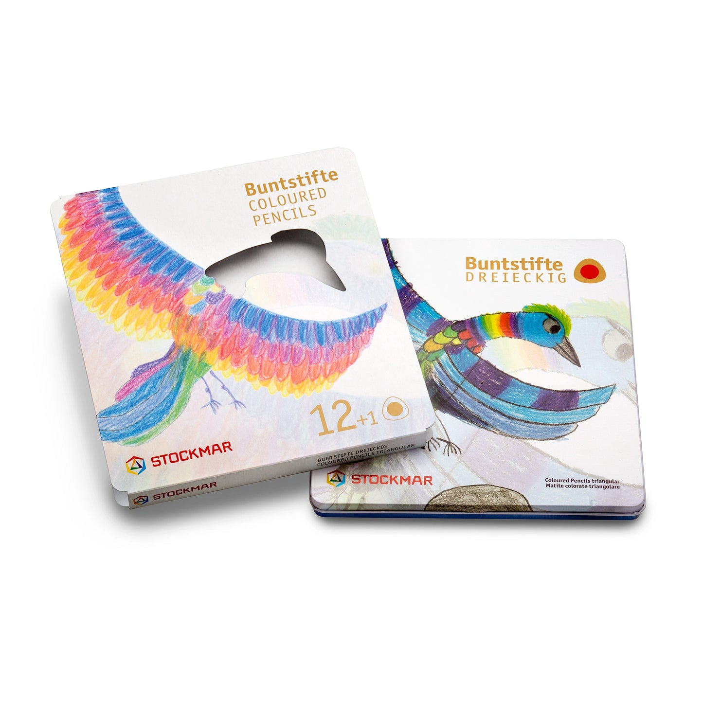 Stockmar Buntstifte - Sortiment 3-eckig 12 Farben + 1 Bleistift
