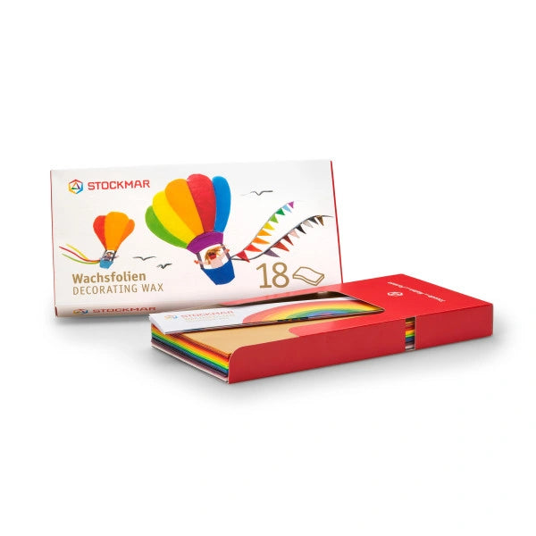 Stockmar Wachsfolien 18 Farben 200x100mm