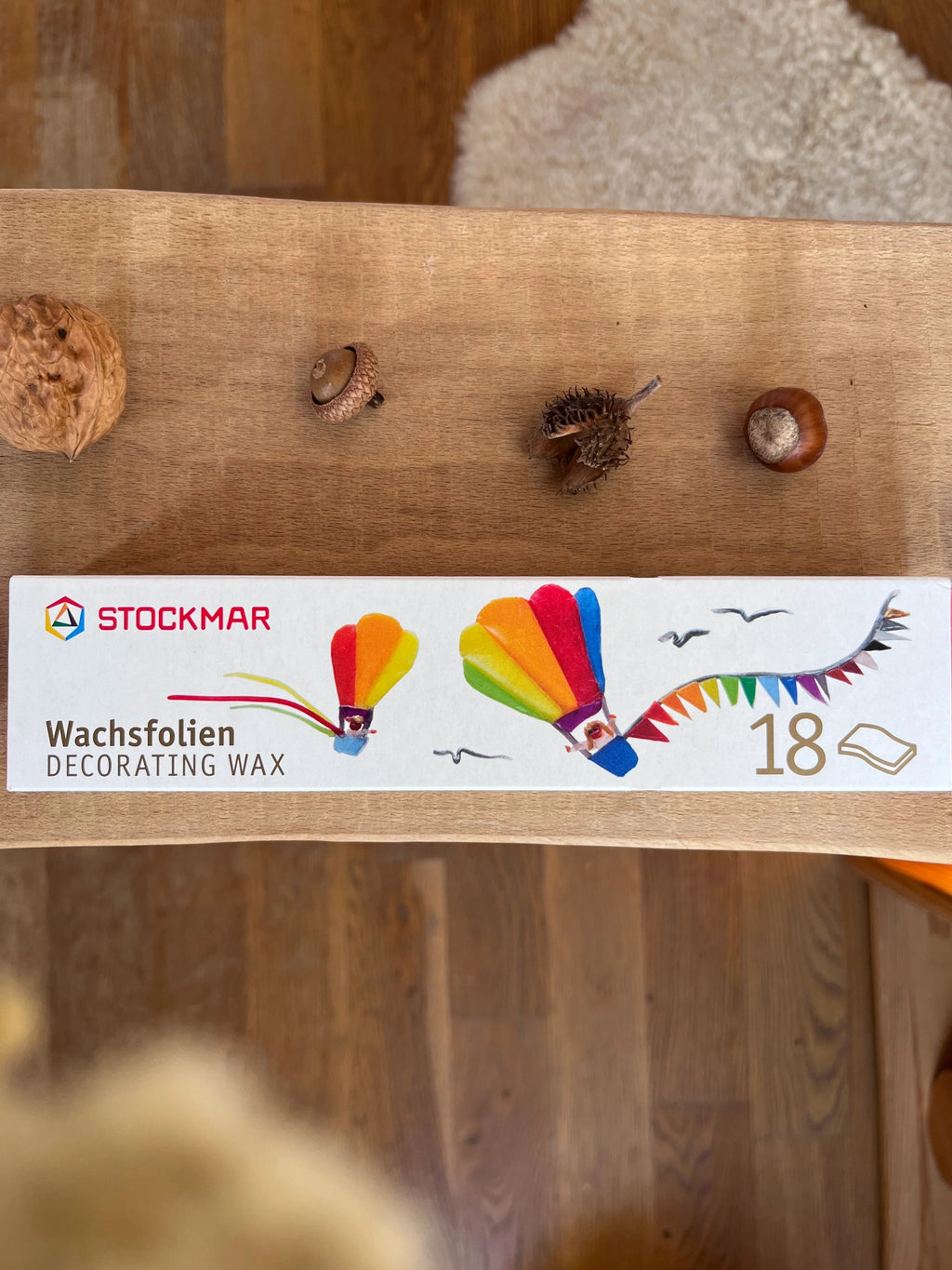 Stockmar Wachsfolien 18 Farben 200 x 40 mm